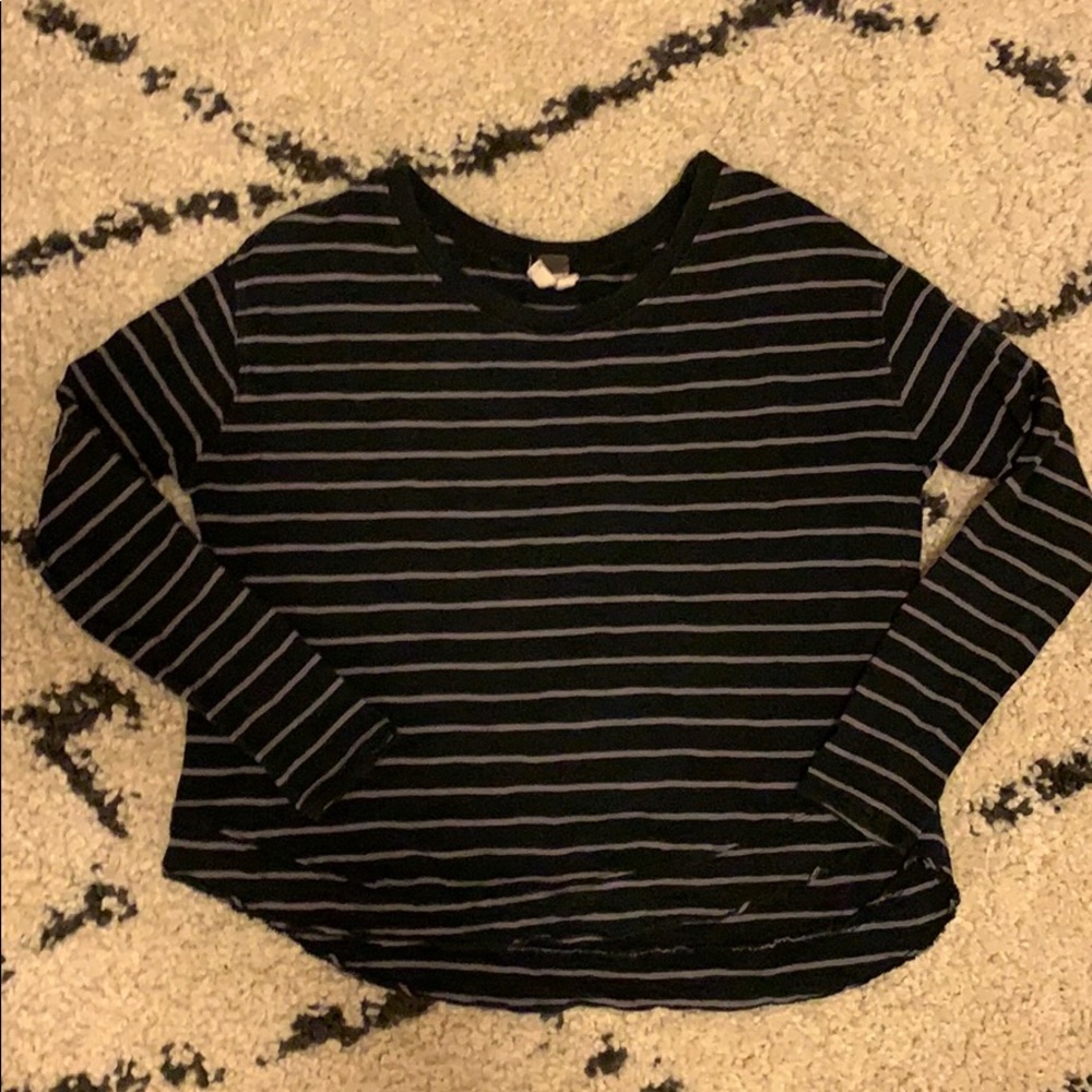 Free People We The Free Striped Long Sleeve Tee